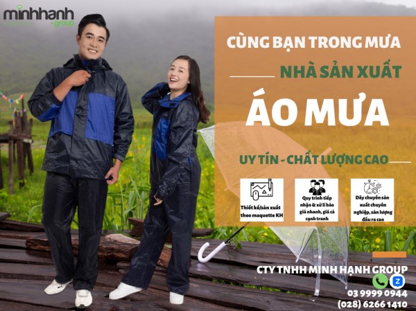 Áo mưa bộ phối - áo Mưa Minh Hạnh - Công Ty TNHH Minh Hạnh Group